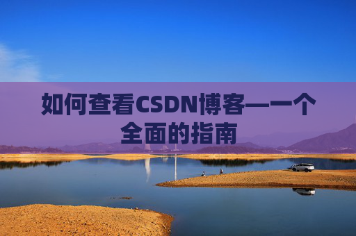 如何查看CSDN博客—一个全面的指南